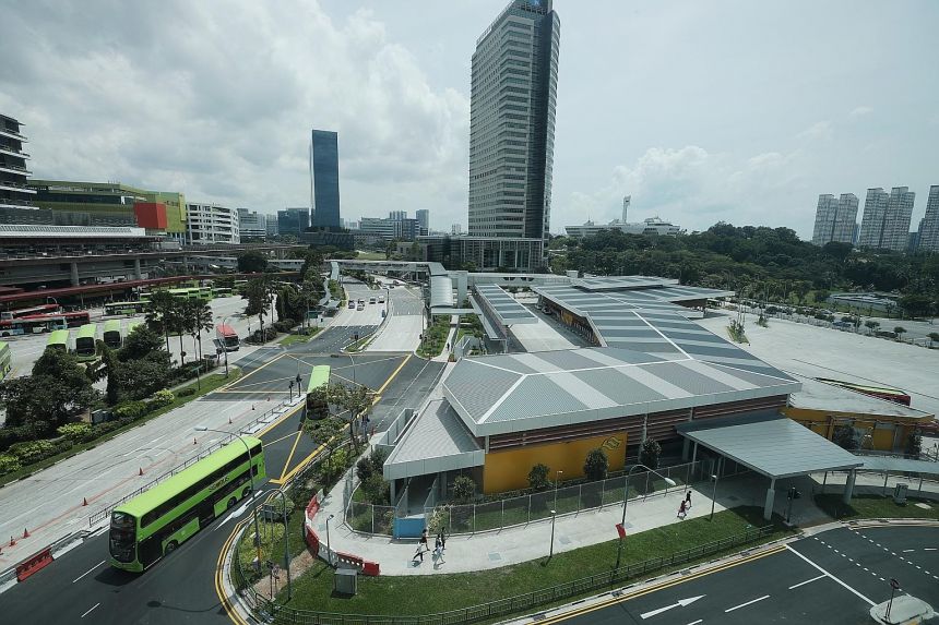 Jurong East Bus Interchange Photo by Straits Times